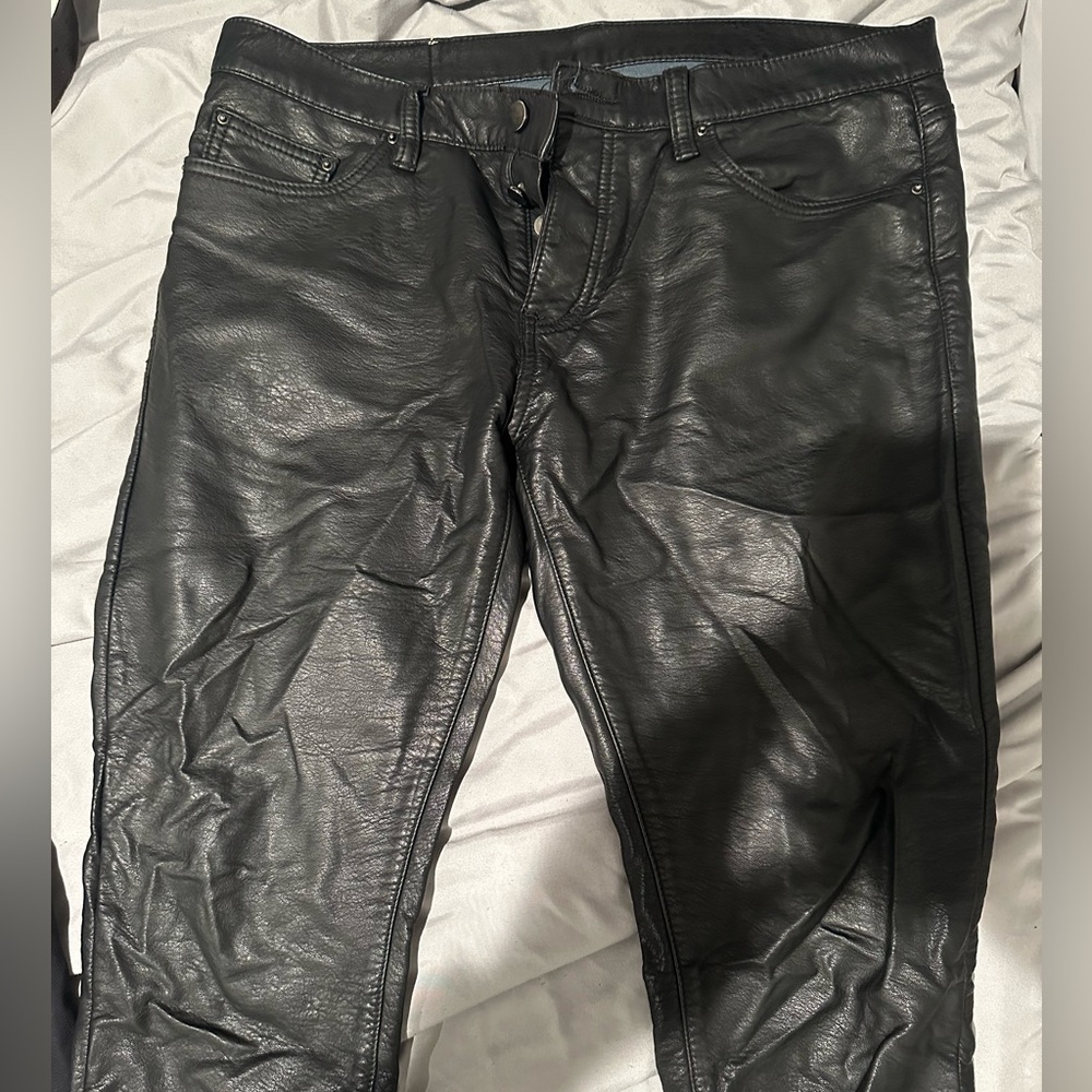 MNML Vegan Leather Pants